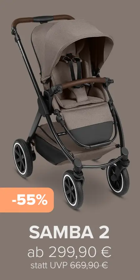 Beispielhaftes Outlet-Schnäppchen: Kinderwagen Samba